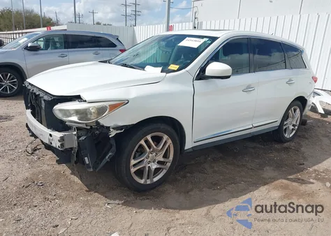 2013 Infiniti Jx35 z USA, uszkodzony, nr VIN 5N1AL0MN6DC314074